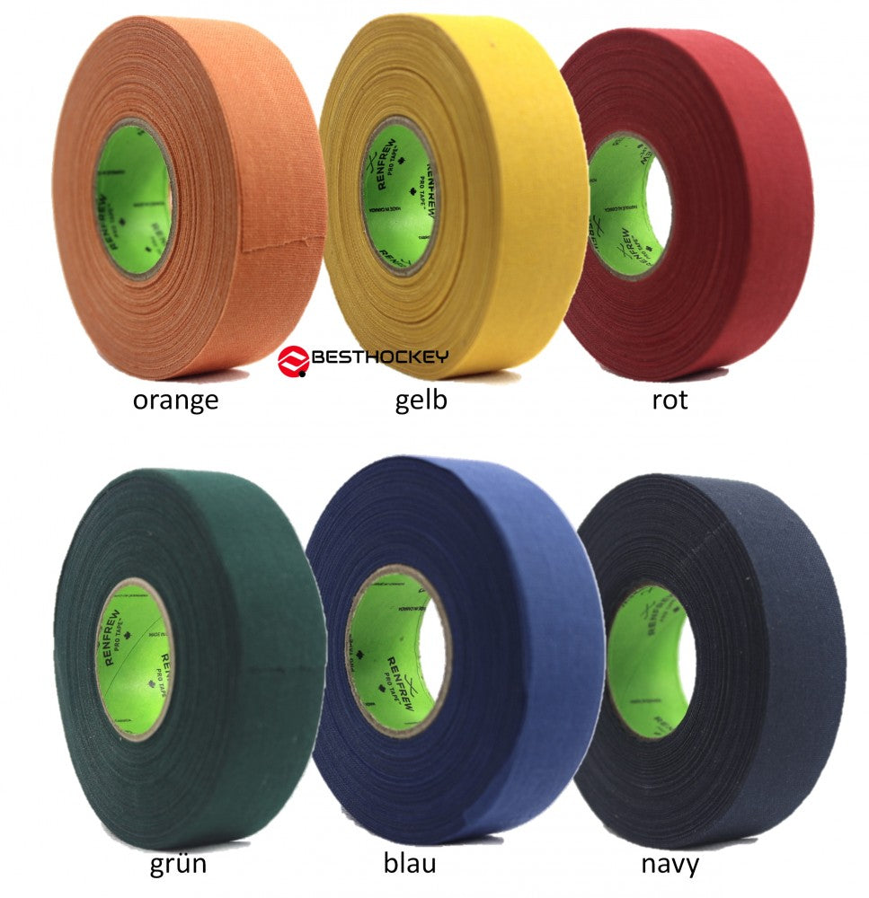 Renfrew Schlägertape Pro Balde Cloth Hockey color 24mm/25m